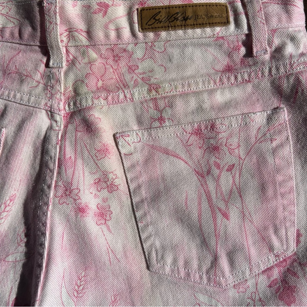 Bill Blass Vintage Pink Butterfly High Waist Shorts RARE size 8 / 30” waist - Picture 8 of 12